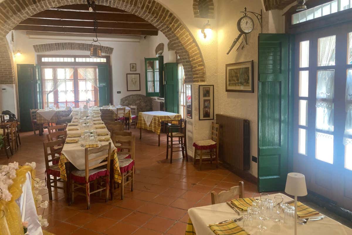 La sala del ristorante Kamastra