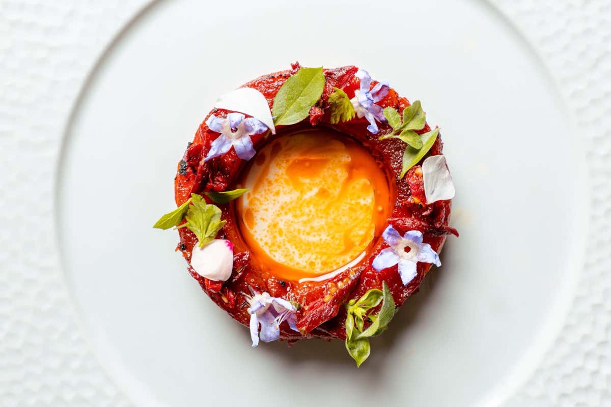 La Tart Tatin di pomodoro con salsa al lemongrass di Kerim Montinaro