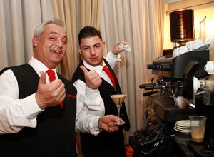 Carmine e Alessio Castellano, bartender e creatori di magie di caffè per Kimbo