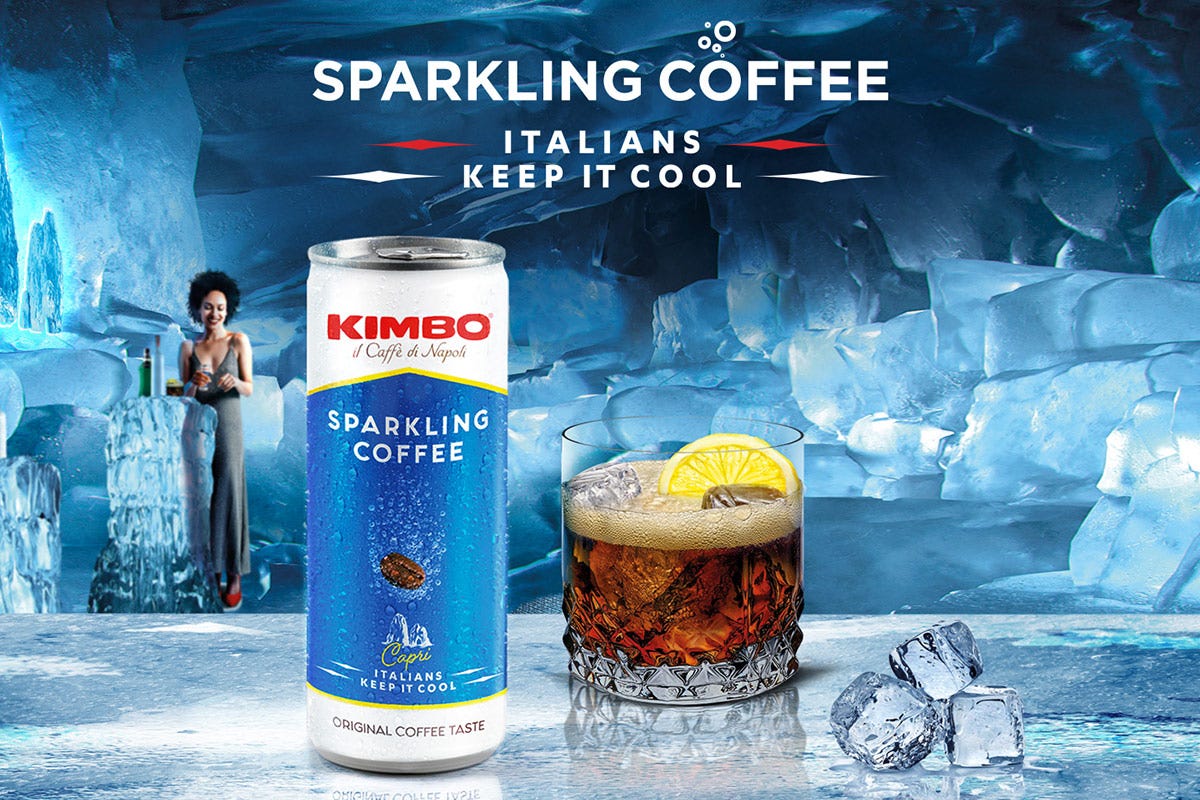 Kimbo Sparkling Coffee Kimbo Sparkling Coffee, piacere frizzante