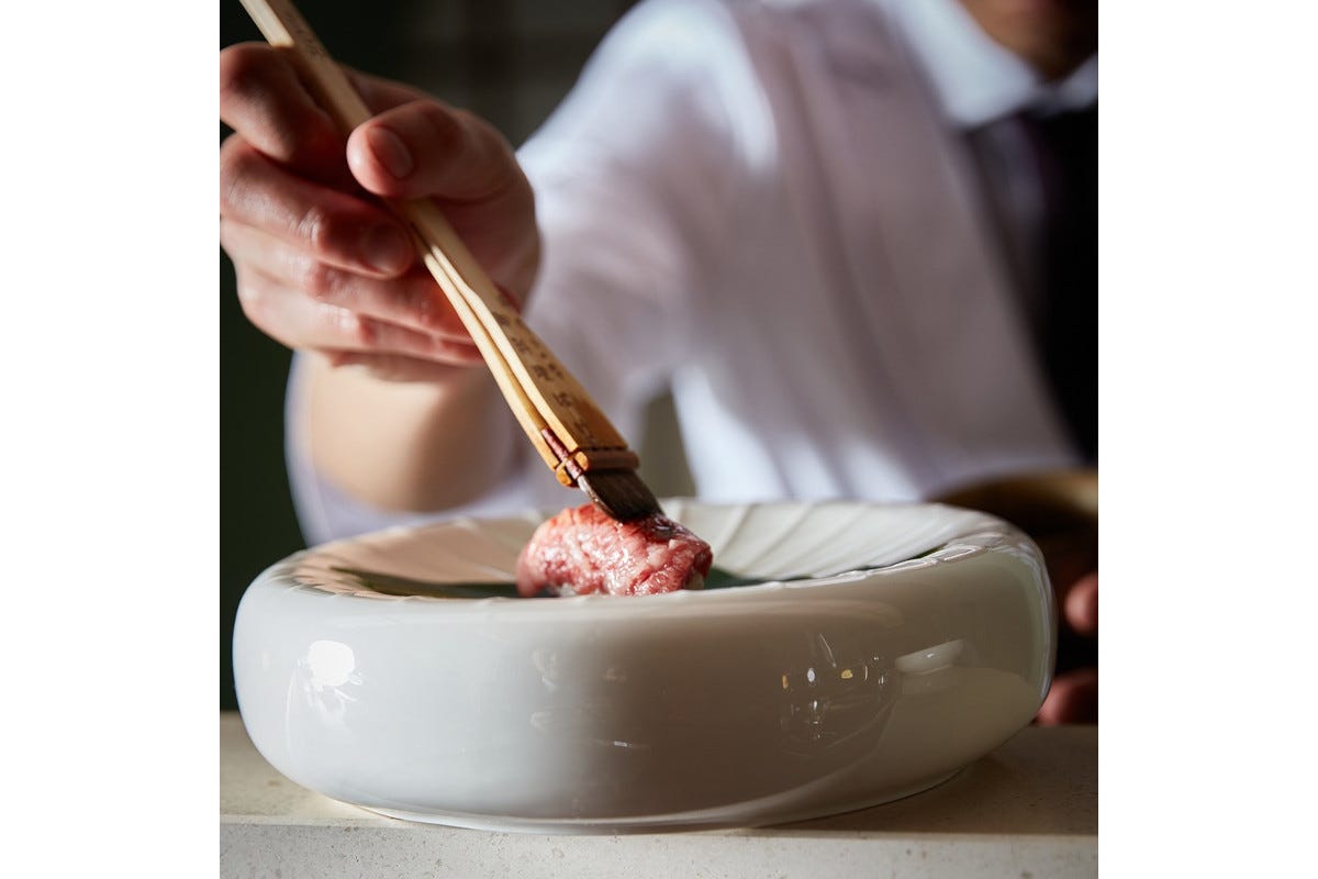 Massima cura del dettaglio da Kohaku a Roma  Kohaku l'alta cucina giapponese Kaiseki a Roma