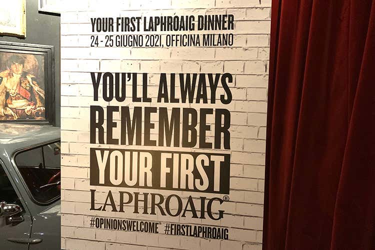 La campagna rivolta ai consumatori A tavola con Laphroaig 10 anni&nbsp; Sapidit&agrave; ed eleganza a tutto pasto
