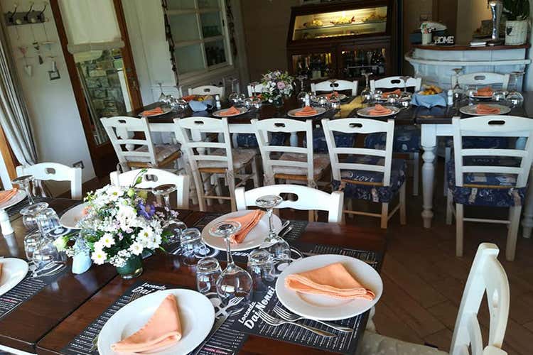 L'interno del ristorante (Il posto del cuore  Locanda dei Nonni, colpo di fulmine)