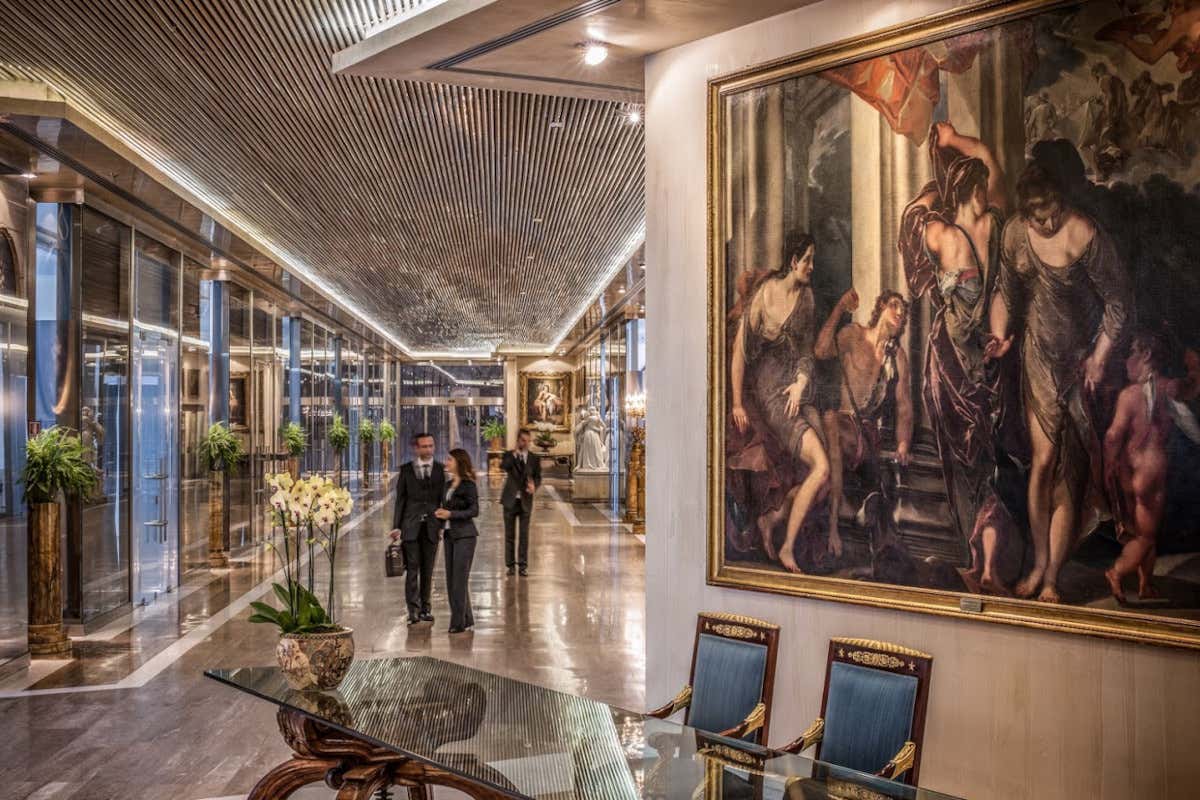 La hall del Rome Cavalieri
