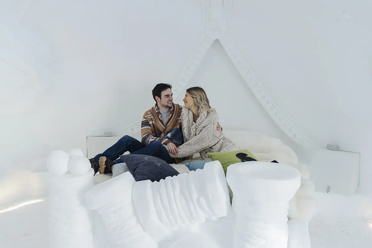 La stanza di neve dell&rsquo;hotel Lac Salin&nbsp; Cosa fare a San Valentino? Ecco 7 proposte originali