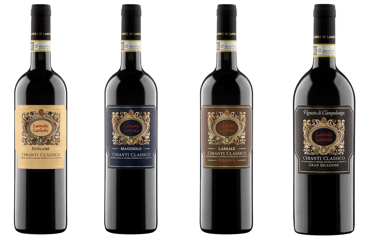&ldquo;Duelame&rdquo; Chianti Classico Docg, &ldquo;Maggiolo&rdquo; Chianti Classico Docg, &ldquo;Lareale&rdquo; Chianti Classico Docg Riserva, Gran Selezione &ldquo;Vigneto di Campolungo&rdquo; Chianti Classico Docg Lamole di Lamole: certificazione bio, nuova Gran Selezione e restyling delle etichette