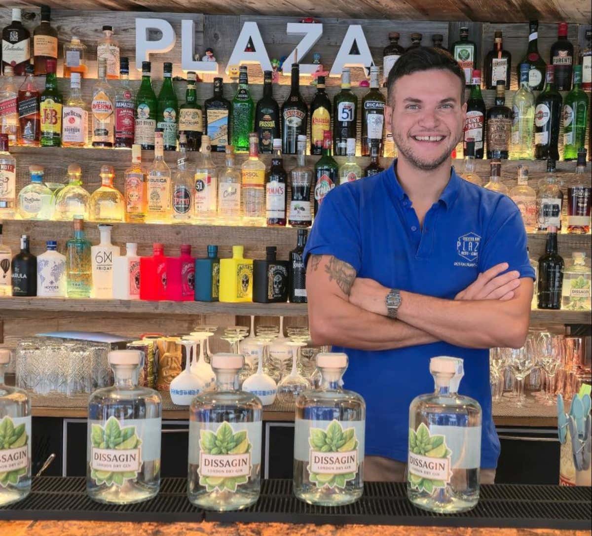 Marco Disabato col suo DissaGin