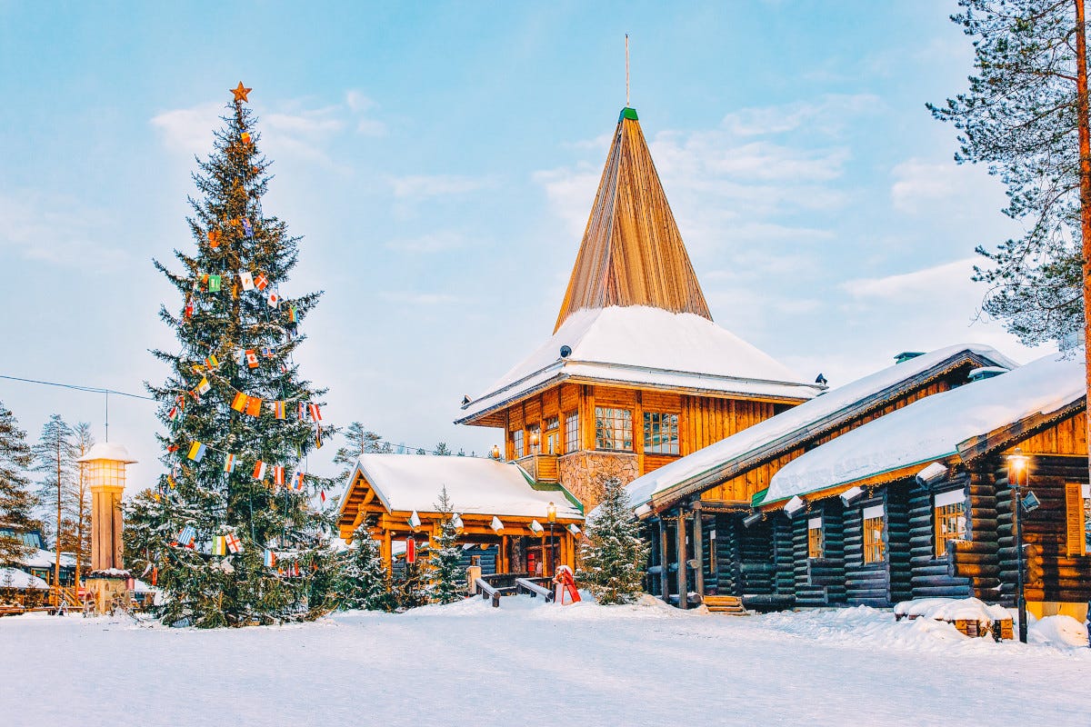 Viaggio in Lapponia sulle tracce di Babbo Natale e dell'aurora boreale