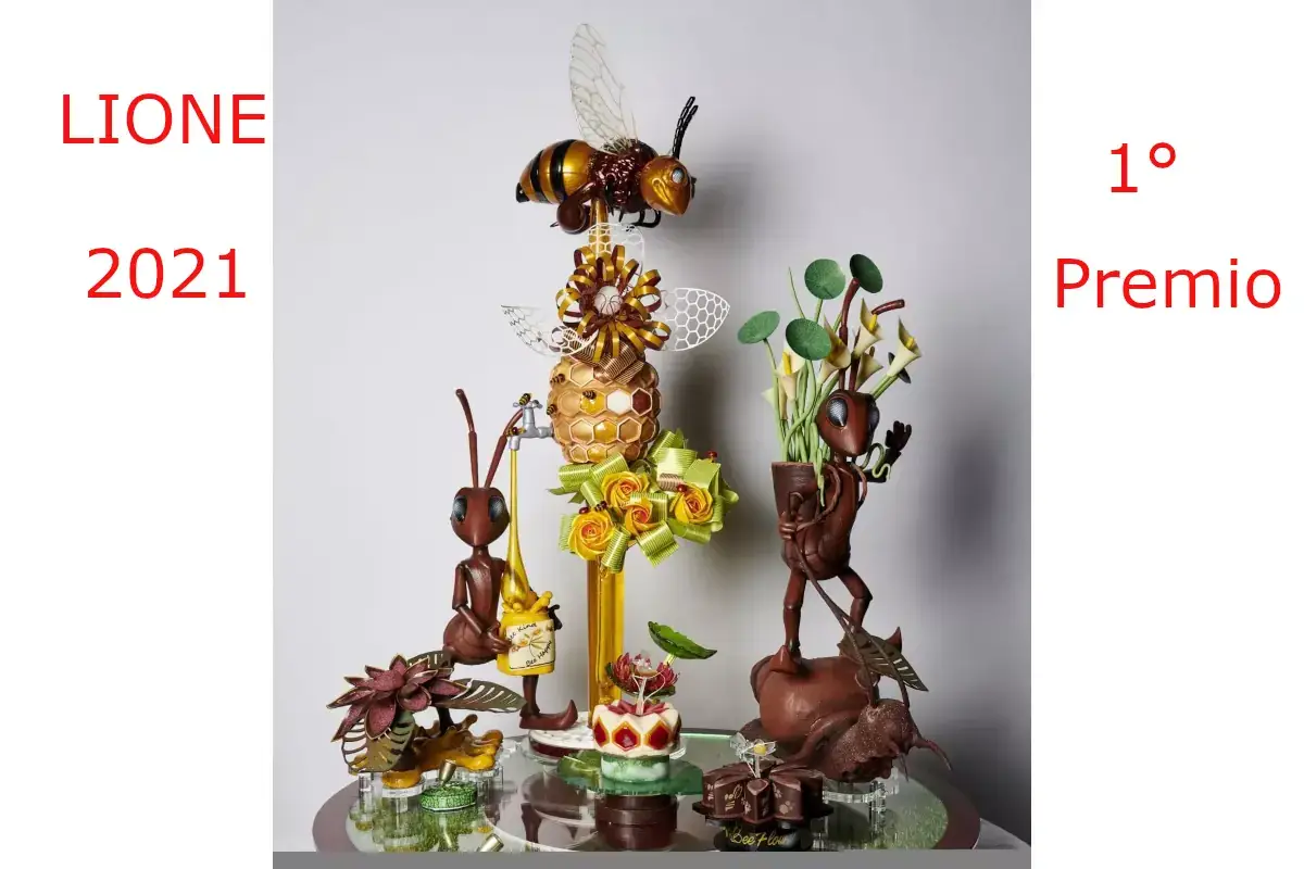 La scultura italiana vincitrice a Lione Pasticceria, l'Italia vince un altro mondiale: siamo Campioni del Mondo