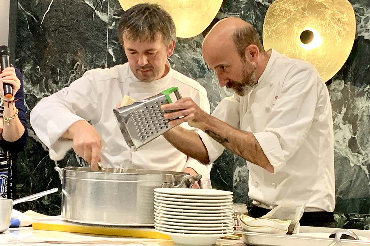 Riccardo Agostoni e Senio Venturi: vincitori di coppia e rivali in finale Sina Chef’s Cup Contest: vince Riccardo Agostoni