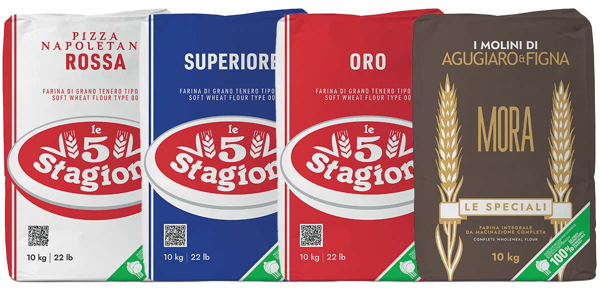 Napoletana Rossa, Superiore, Oro e Mora, “Le Originarie” del brand Le 5 Stagioni