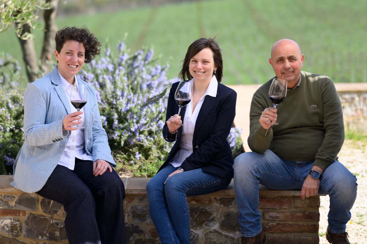 Sofia, Agnese e Paolo Barbanera