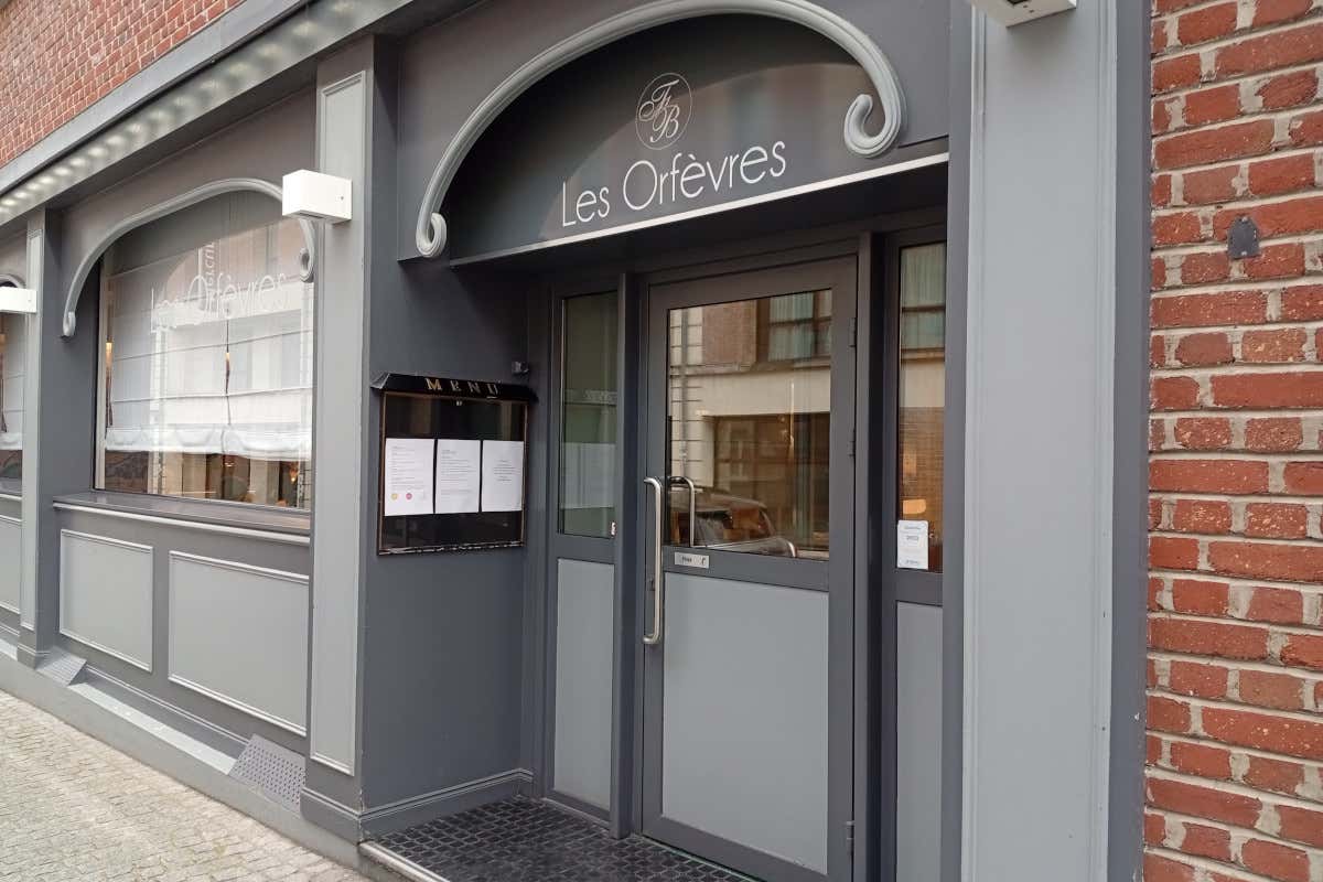 L'ingresso del ristorante Les Orfèvres
