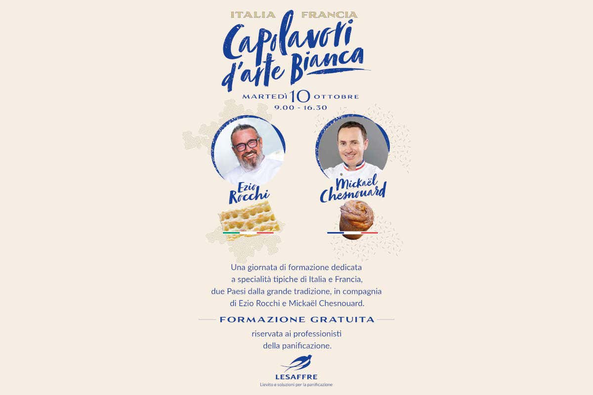 Italia e Francia: Capolavori d'arte Bianca Lesaffre presenta “Italia e Francia: Capolavori d’arte bianca” Italia e Francia: Capolavori d'arte Bianca Lesaffre presenta “Italia e Francia: Capolavori d’arte bianca”