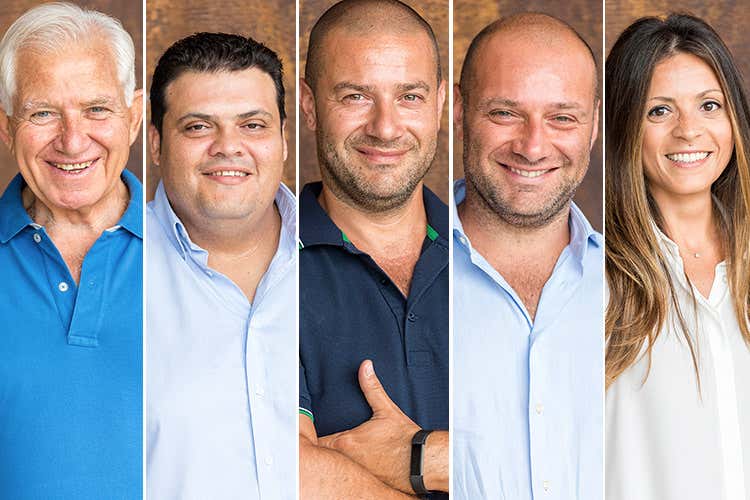 Nicodemo, Francesco, Paolo, Raffaele e Teresa Librandi (Librandi e la Calabria Una storia d'amore, di vino e di territorio)
