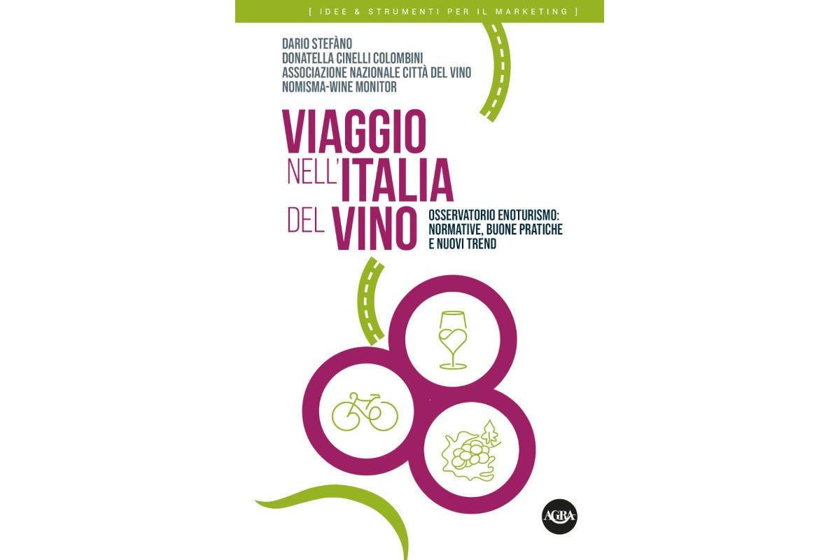 La cover di Viaggio nell'Italia del vino Come avere successo con l’enoturismo nel nuovo libro di Stefano e Cinelli Colombini