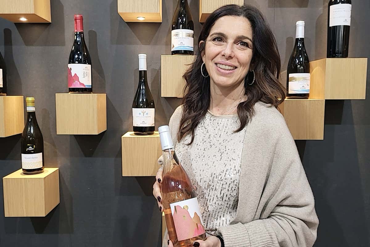 Lilly Fazio &egrave; amministratore unico dell'azienda Casa Vinicola Fazio Casa Vinicola Fazio a Vinitaly per la promozione delle eccellenze siciliane