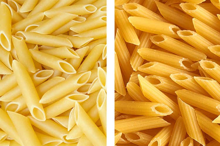 penne aldente vs rigate