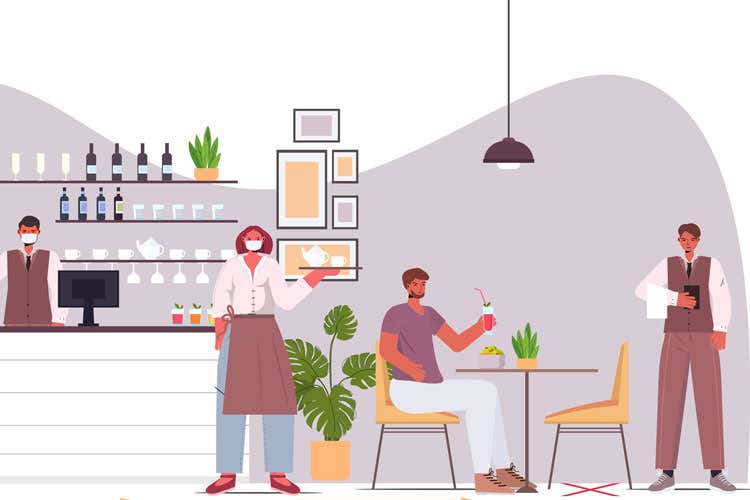 Nei locali si manterranno le distanze anche dopo l'emergenza - Mai più troppo attaccati nei locali Come cambia la vita nel dopo-Covid