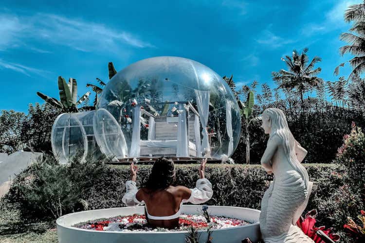 Il Bubble Hotl Bali Ubud (foto Gattinoni.booking) Location originali per una notte da non dimenticare