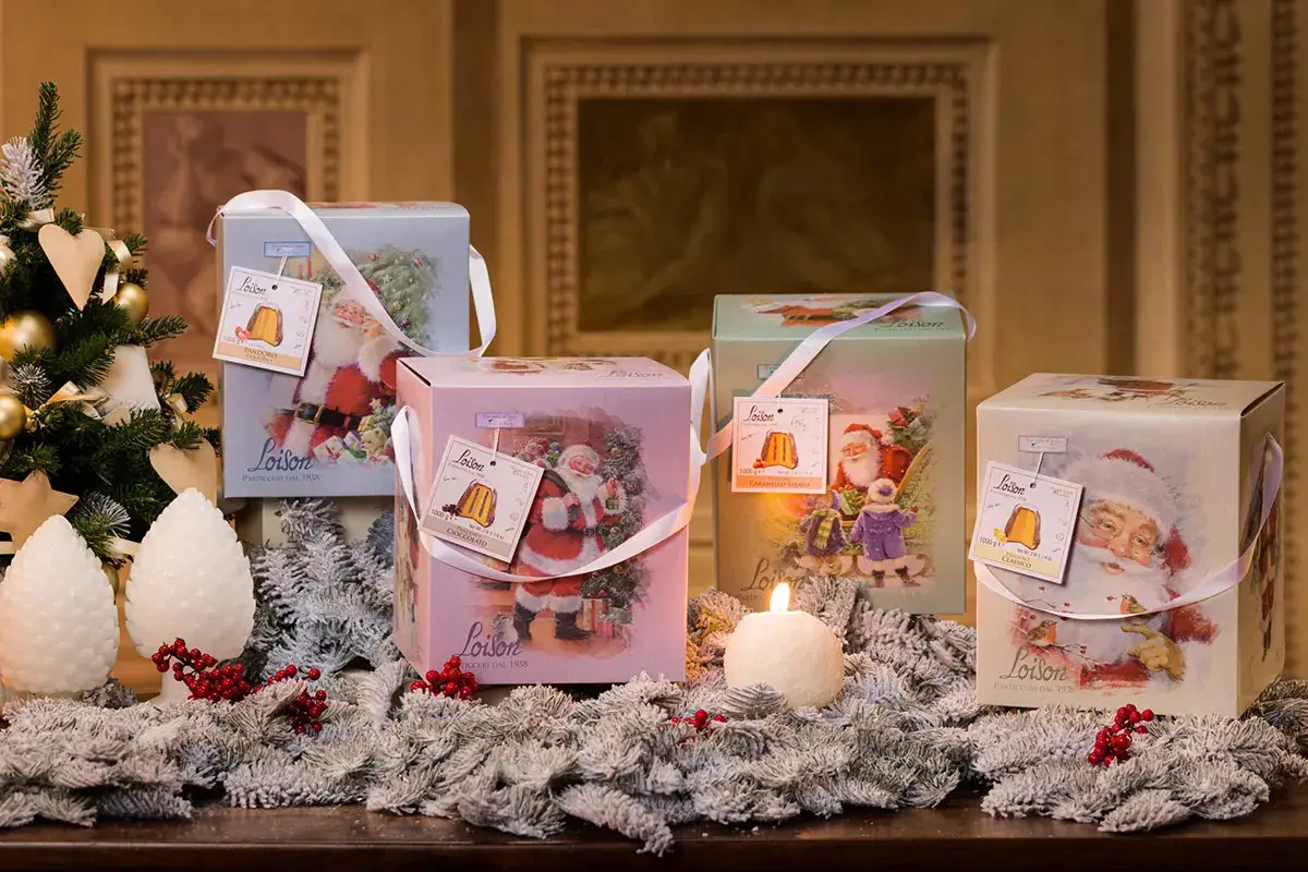 Collezione Babbo Natale Collezioni di Natale Loison, panettoni e pandori per tutti i gusti
