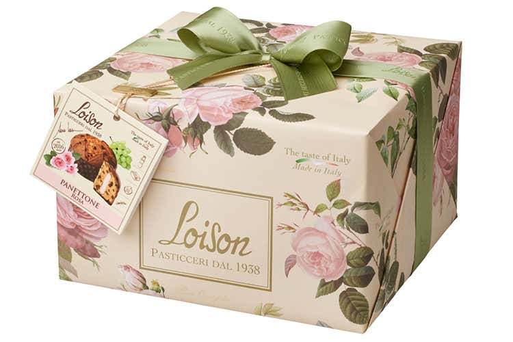 La regina delle rose  nel nuovo panettone Loison