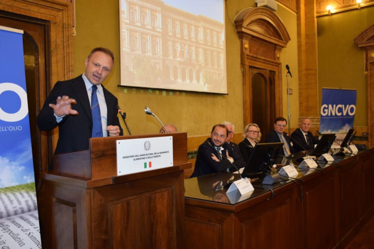Il ministro Francesco Lollobrigida alla Giornata nazionale della cultura del vino e dell’olio Sommelier e Governo insieme in nome del vino e dell'olio italiani