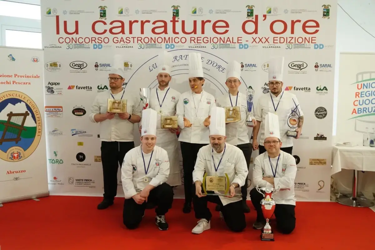 I premiati&nbsp; &ldquo;Lu Carrature d'Ore&rdquo; premia i migliori cuochi d'Abruzzo