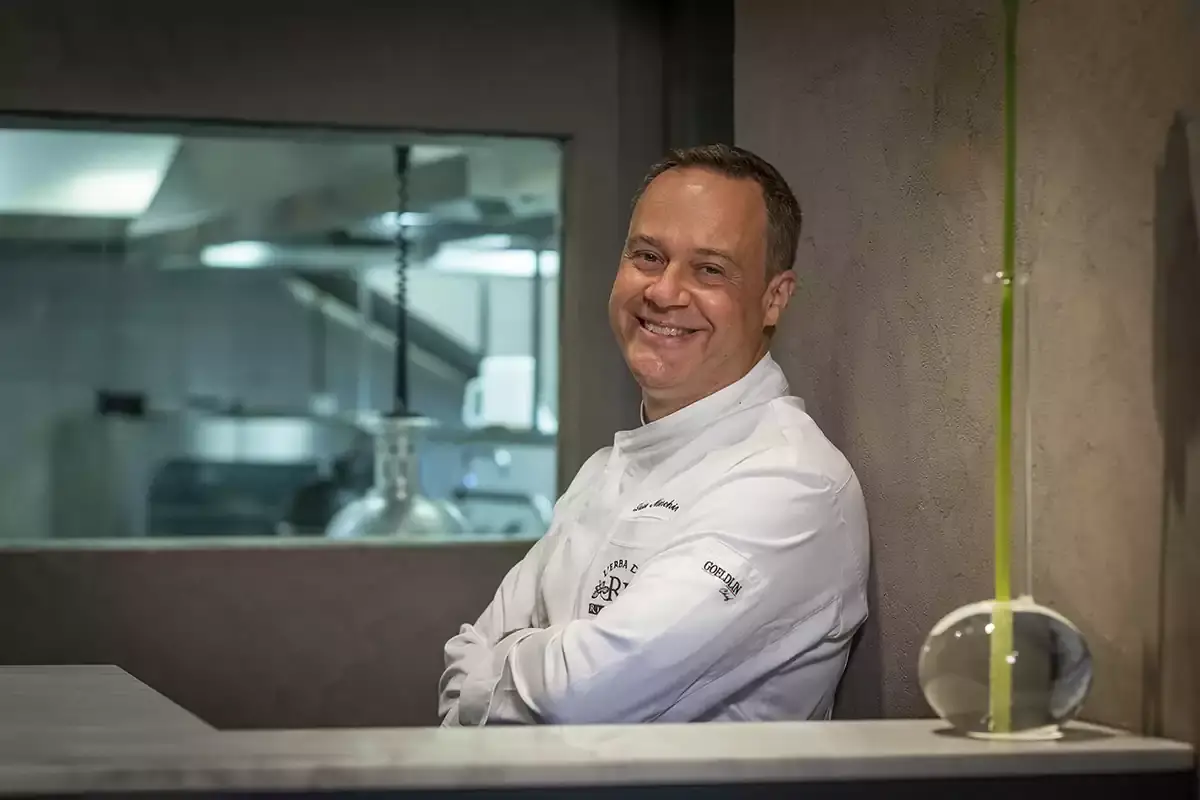 Luca Marchini - Foto Rolando Paolo Guerzoni In cucina alla scoperta del menu di Pasqua