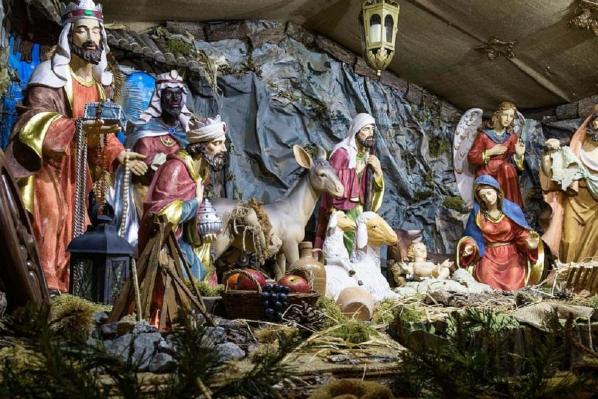 Un particolare di una Natività a Lugano Cosa fare in inverno a Lugano e dintorni