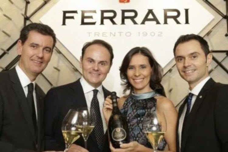 Marcello, Matteo, Camilla e Alessandro Lunelli - Il marchio Ferrari è il più forteI Lunelli sempre più re del vino