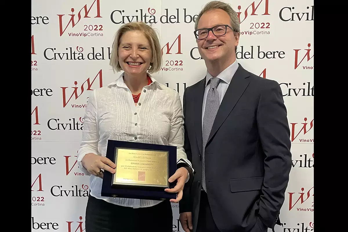 Chiara Lungarotti e Alessandro Torcoli VinoVip Cortina 2022: incontri al vertice