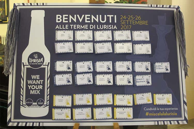 (Lurisia guarda al bere miscelato Nuovo progetto We want your mix)