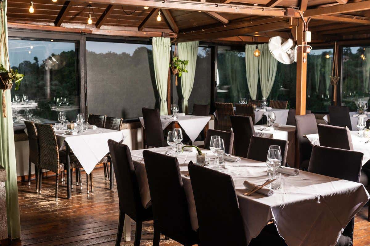 Una delle migliori pizzerie del viterbese è Mactra, nel borgo di Vitorchiano