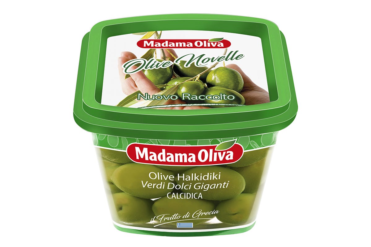 Olive Novelle Madama Oliva Madama Oliva porta le olive novelle sugli scaffali della Gdo