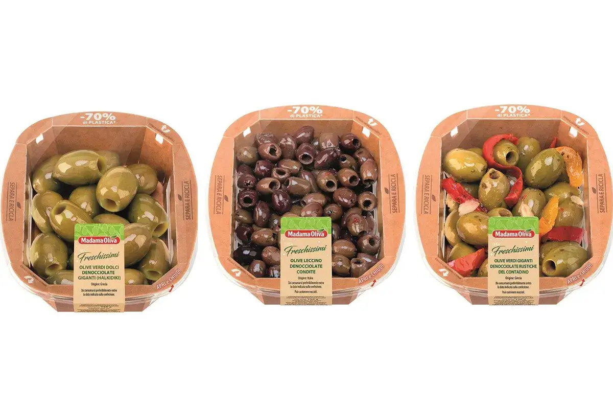I nuovi packaging di Madama Oliva I Freschissimi Eco di Madama Oliva: sostenibilit&agrave; dal prodotto al packaging