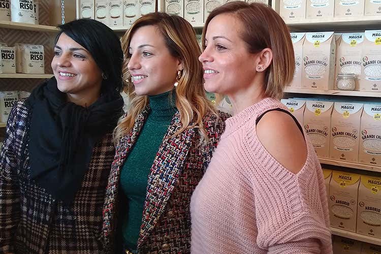 Le sorelle Maria, Giusi e Sara (Risorge il riso calabrese Magisa ha una nuova&hellip; Jemma)