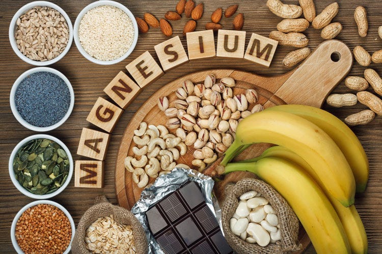 Gli alimenti in cui è presente il magnesio (Magnesio, come evitarne la carenza)
