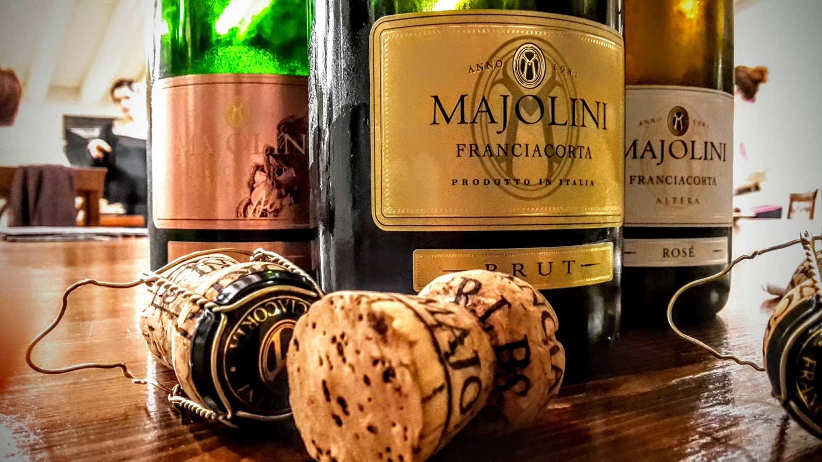 I formaggi sono stati degustati con i vini dell'azienda (Viaggio tra vini e formaggi nel cuore della Franciacorta)