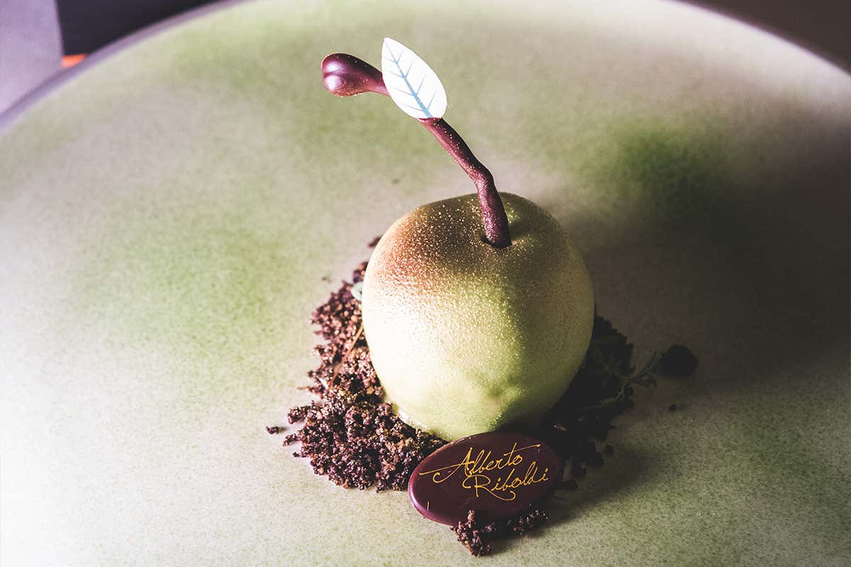 The fruit con crumble di cacao e Grana Padano DOP 12 mesi &ldquo;Nati per stare insieme&rdquo; ultima serata al Castello Malvezzi