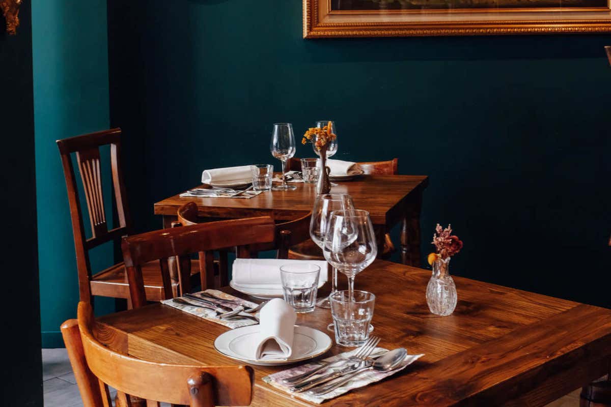 Un angolo della sala del ristorante Mamma Orso