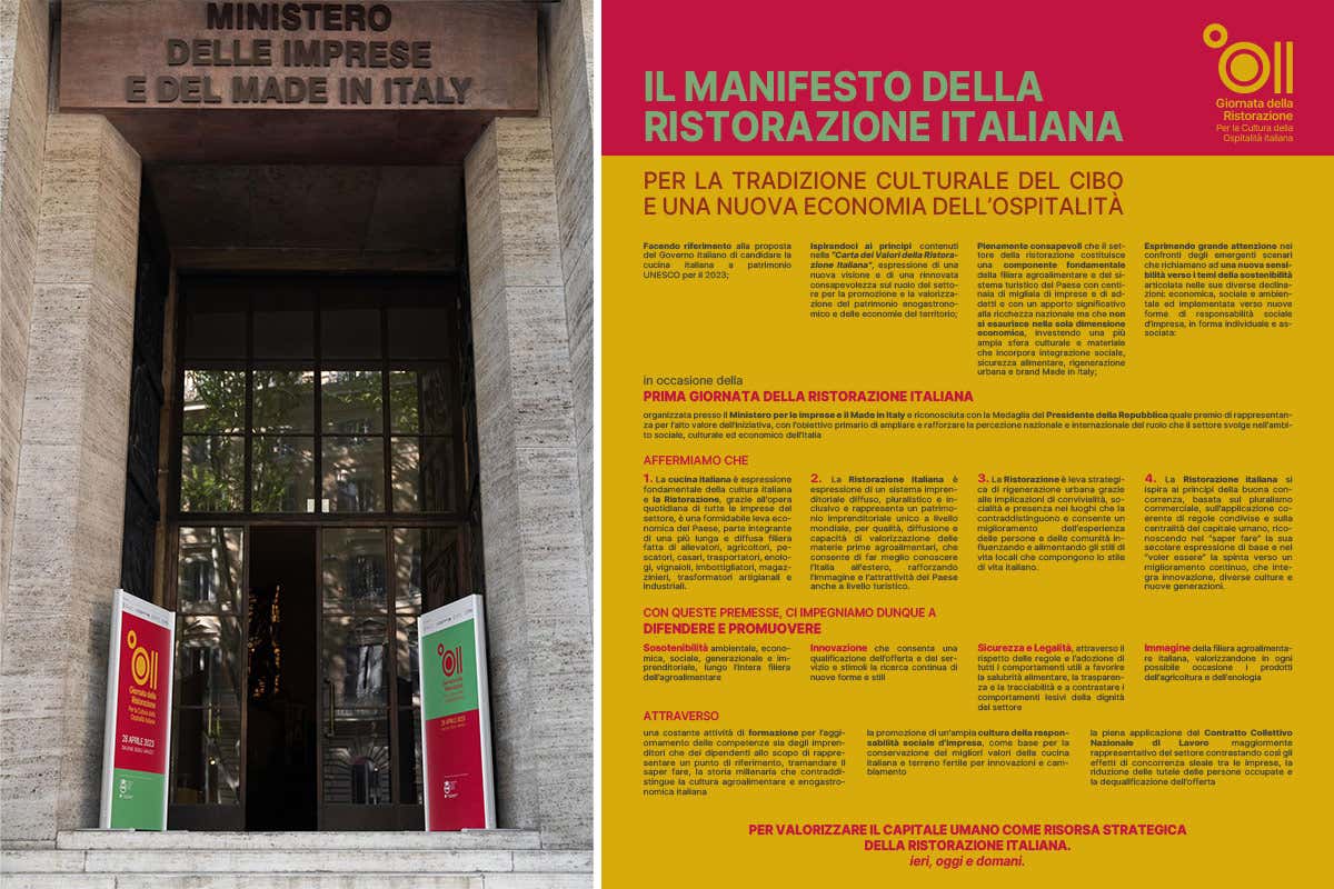 Una svolta rivoluzionaria con “Il Manifesto della Ristorazione Italiana” di Fipe Una svolta rivoluzionaria con “Il Manifesto della Ristorazione Italiana” di Fipe