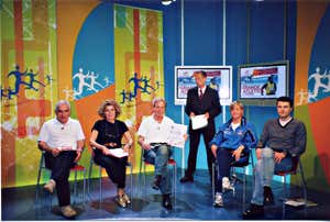 Torino, negli studi televisivi di GRP Mariuccia Coppo e Gianfranco Chiaranda, presidente ed atleta di spicco della ASD Gate Cral Inps, hanno presentato la prima mezza maratona di Asti di domenica 31 maggio