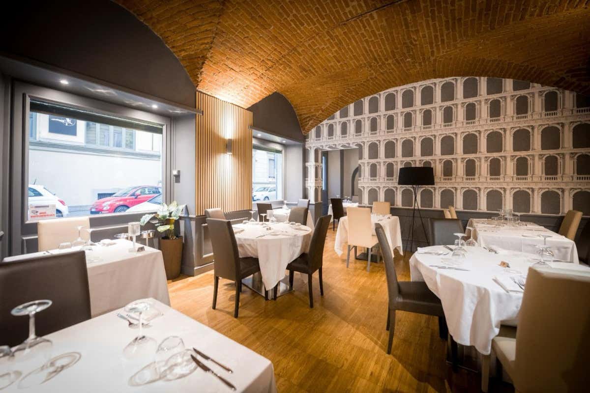 La sala del ristorante Marchese