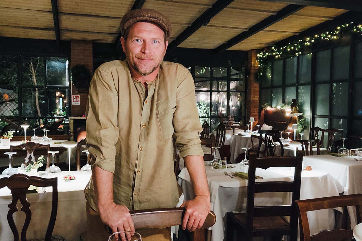 Marco Maccarini La Valtellina a Milano in un’osteria con giardino segreto Marco Maccarini La Valtellina a Milano in un’osteria con giardino segreto