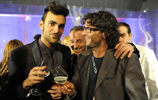Marco Mengoni e Desiderio Bortolin Marco Mengoni e Desiderio Bortolin