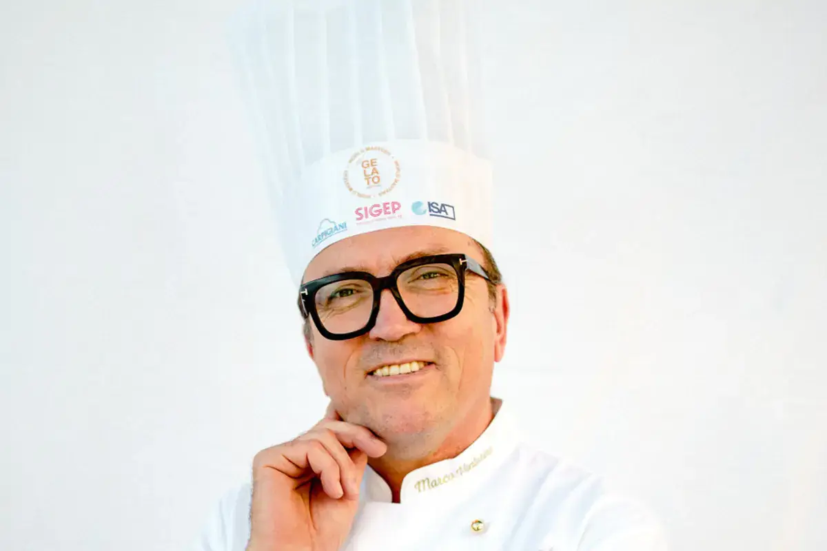 Marco Venturino della gelateria I Giardini di Marzo di Varazze (Sv) A Bologna si decide il gusto di gelato migliore al mondo, 33 quelli in gara