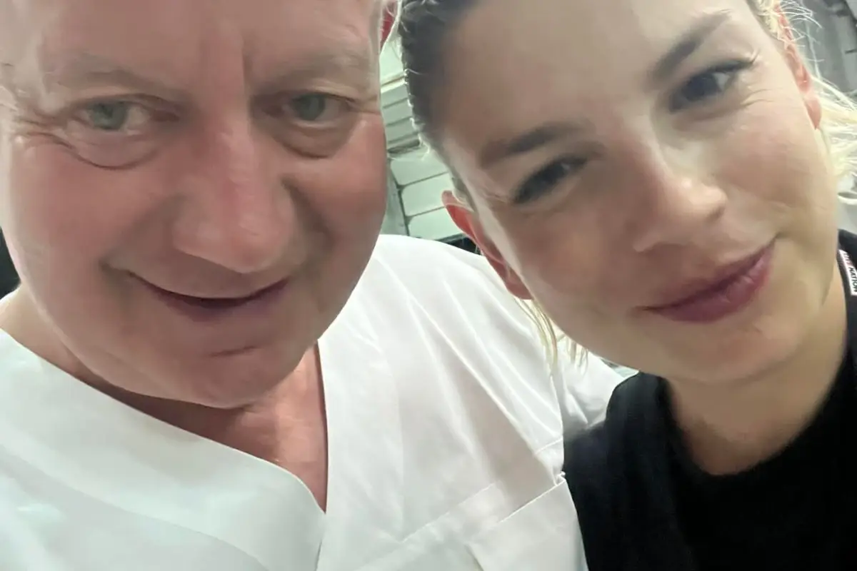 Marco Bianchi con Emma Marrone (foto Facebook) 