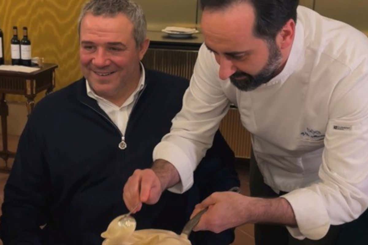 Un momento della serata Marco Caprai presenta in anteprima l’annata 2019 dei Sagrantini