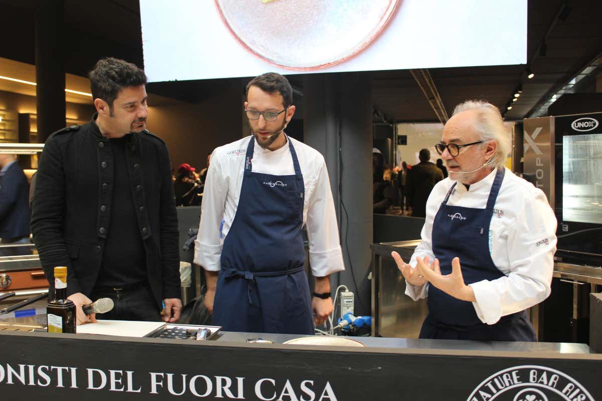 Ristorexpo: a destra lo chef Marco Sacco Ristorexpo